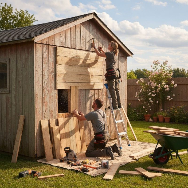 Local House Shed Assembly pros at work